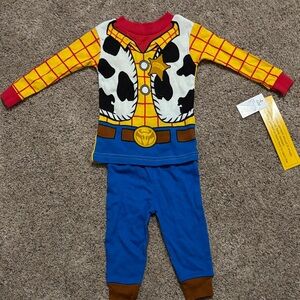 Disney Yellow and Blue Pajama Set for Kids